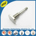 customized steel zinc plated flat head shoulder screw